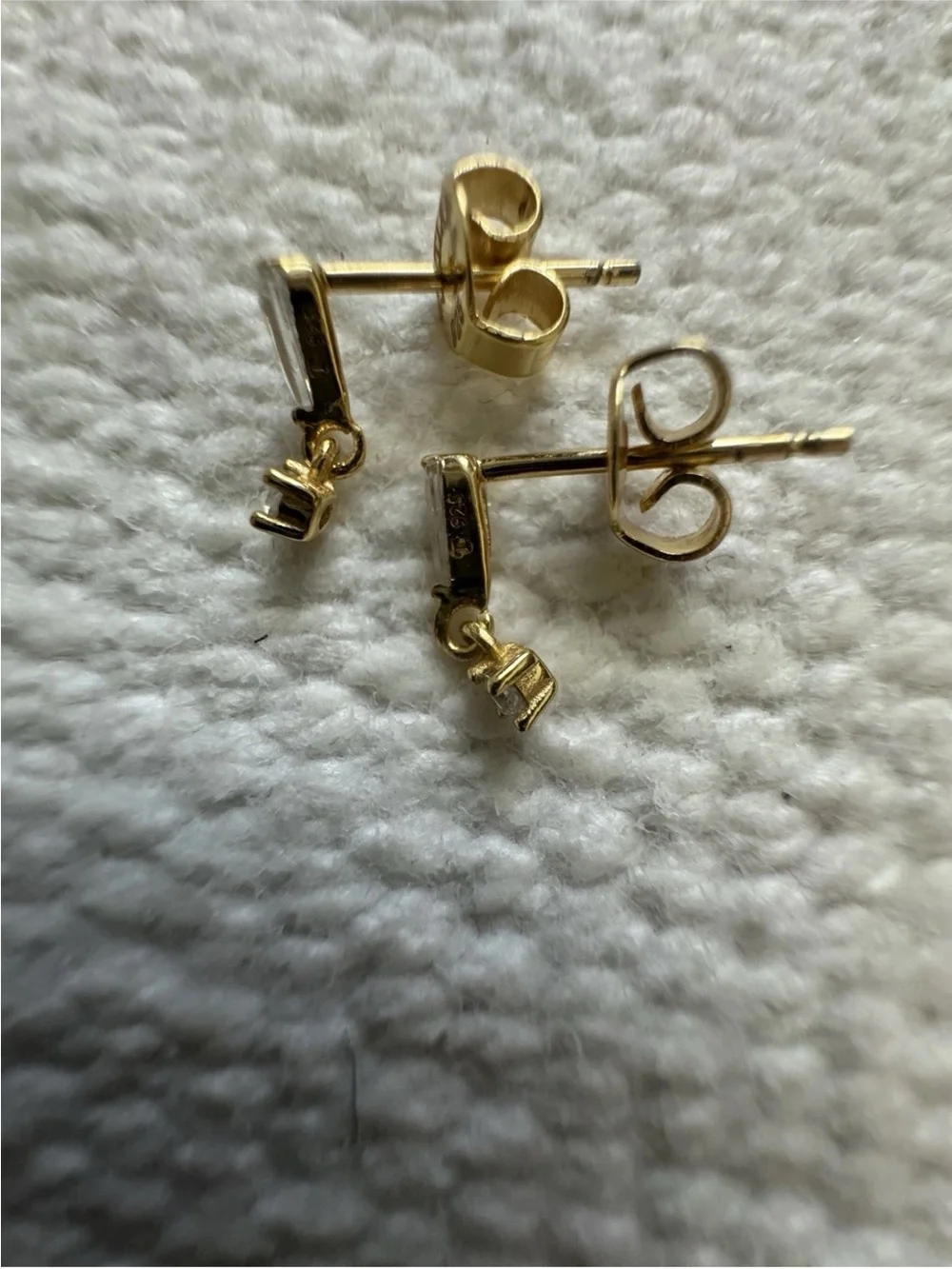Tatiana 925 Earrings Gold Jewelry